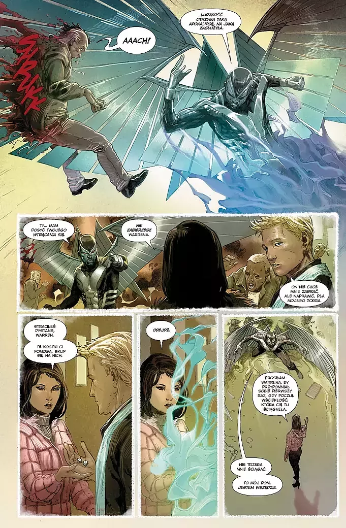 Strona komiksu Uncanny X-Force tom 2 - Era Archangela